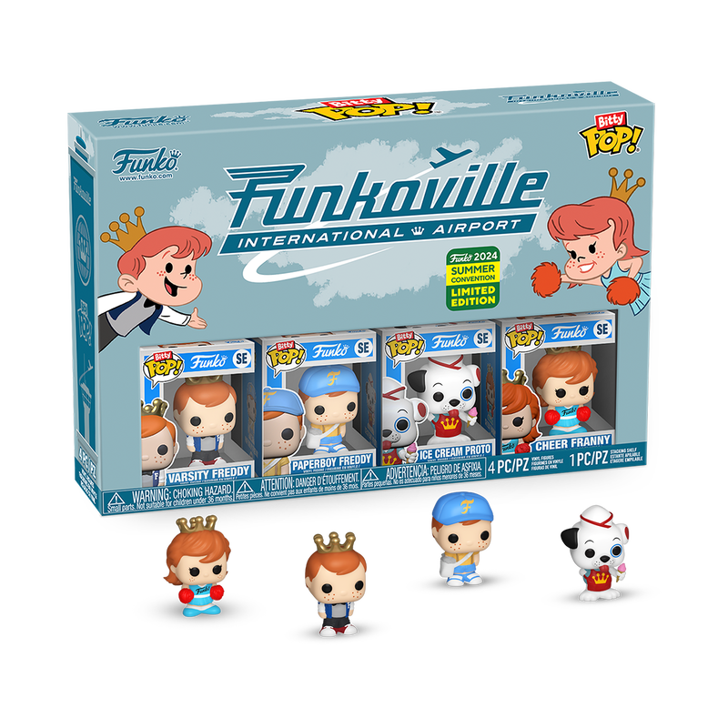 Bitty Pop!: Funko - Funkoville 4-Pack (2024 Summer Convention)