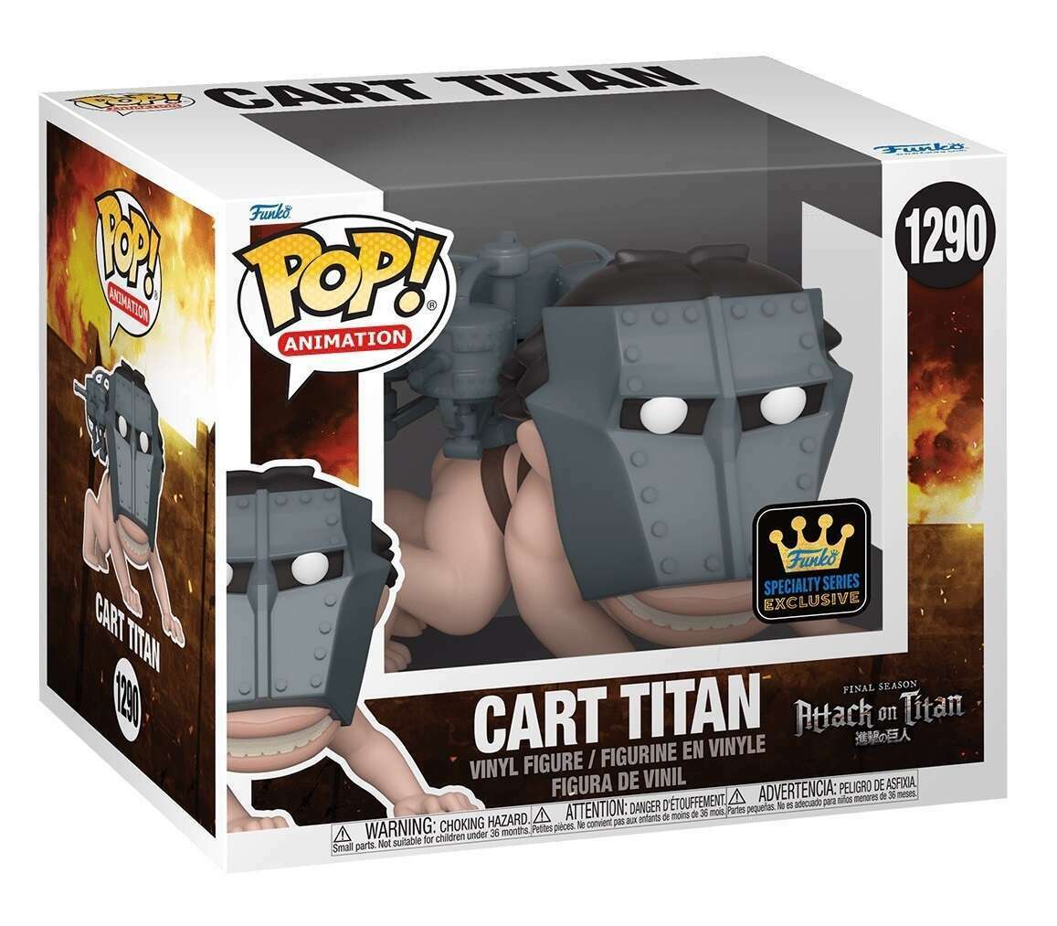 Pop! Super Animation: Attack on Titan - Cart Titan #1290 (Specialty Series)