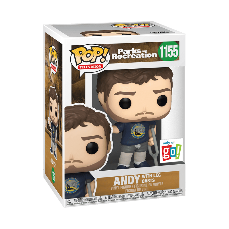 Pop! Television: Parks and Recreation - Andy with Leg Casts #1155 (Go! Exclusive)