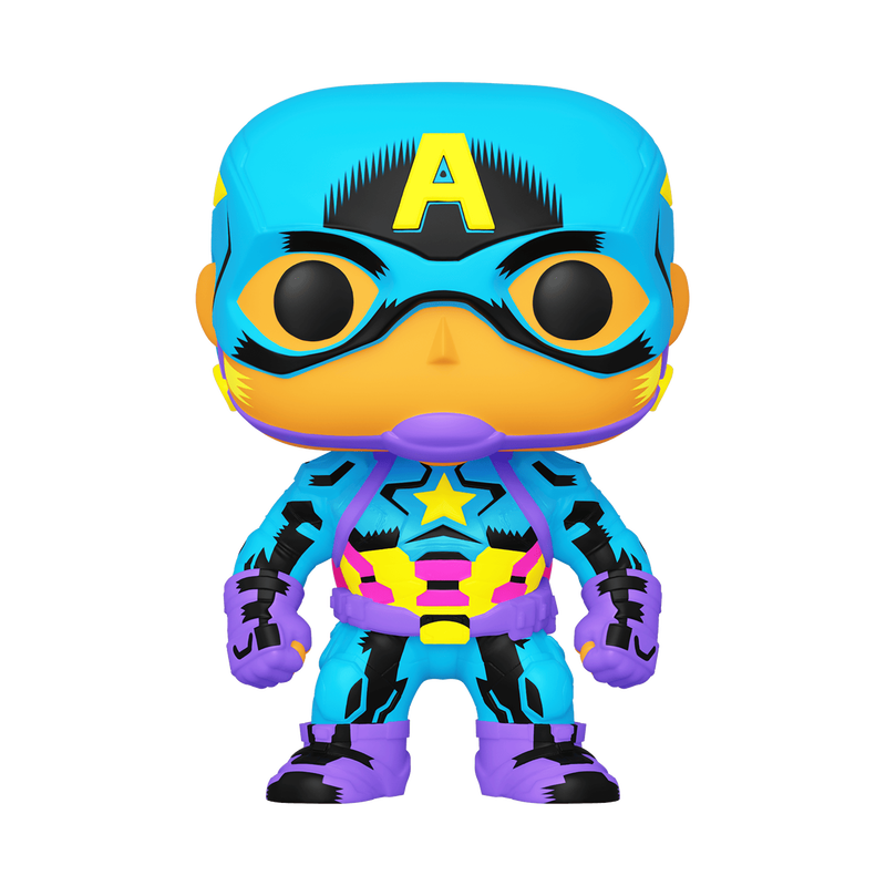 Pop!: Marvel - Captain America #648 (Black Light) (Target Exclusive)