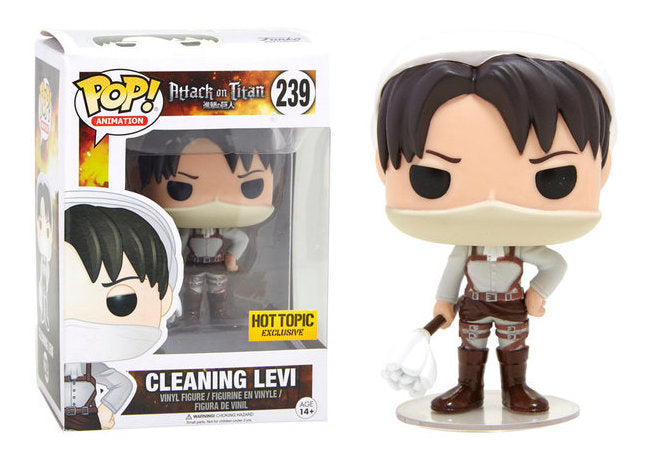 Pop! Animation: Attack on Titan - Cleaning Levi #239 (Hot Topic Exclusive)