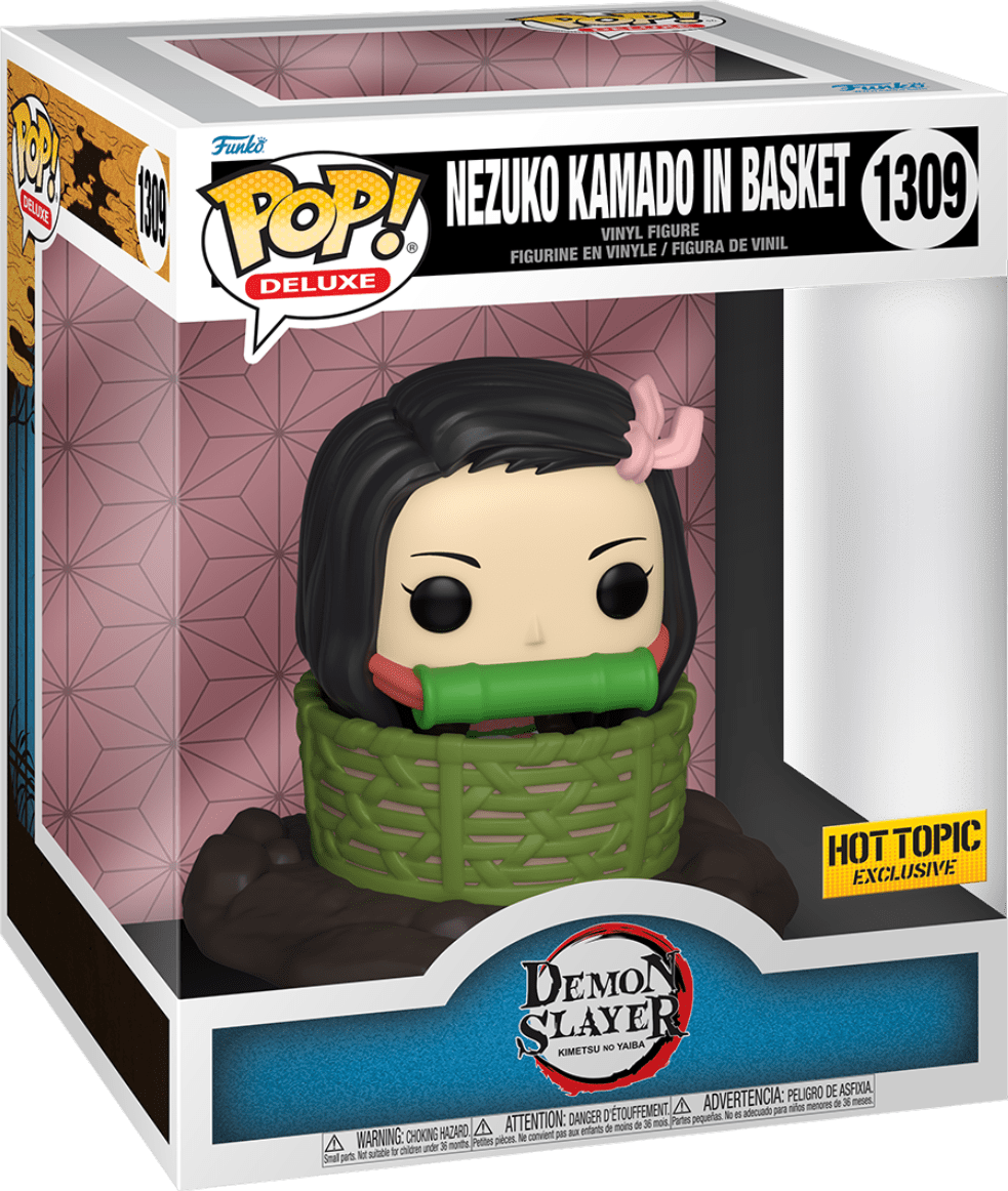 Pop! Deluxe: Demon Slayer - Nezuko Kamado in Basket #1309 (Hot Topic Exclusive)