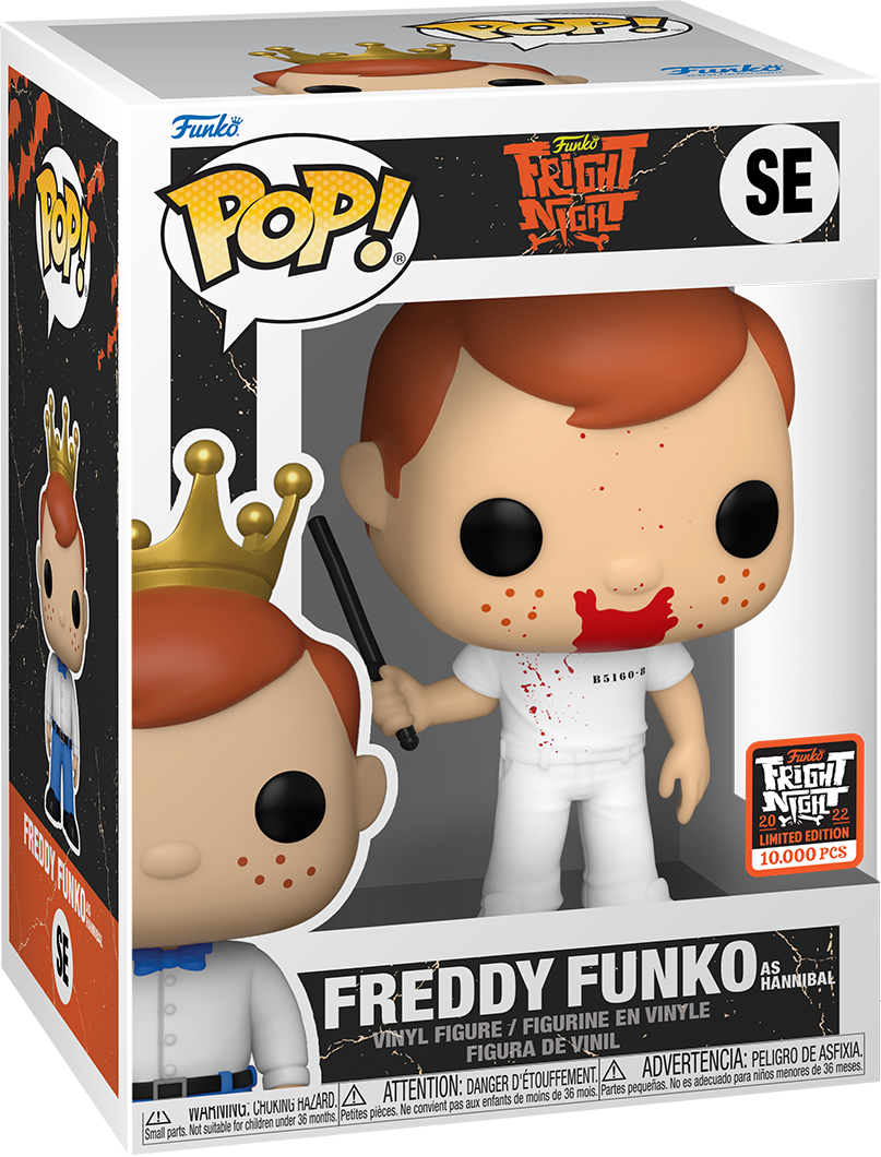 Pop! Fright Night - Freddy Funko as Hannibal #SE (2022 Fright Night Exclusive) (10,000 Pcs Limited Edition)