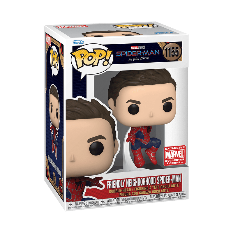 Pop!: Spider-man No Way Home - Friendly Neighborhood Spider-man #1155 (Marvel Collector Corps Exclusive)
