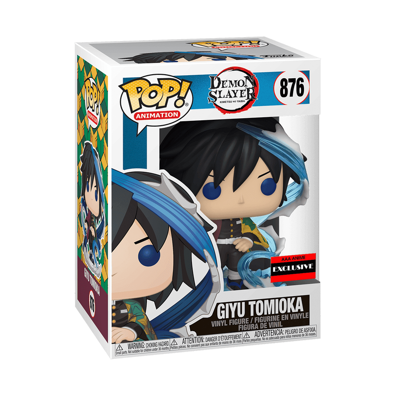 Pop! Animation: Demon Slayer - Giyu Tomioka #876 (AAA Anime Exclusive)