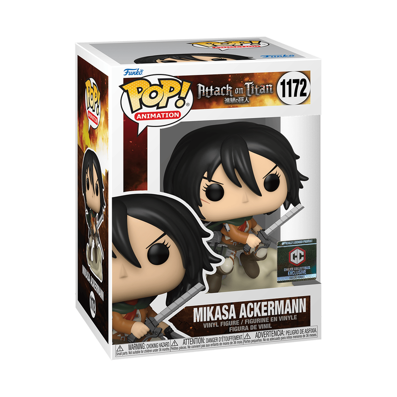 Pop! Animation: Attack on Titan - Mikasa Ackermann #1172 (Chalice Collectibles Exclusive)