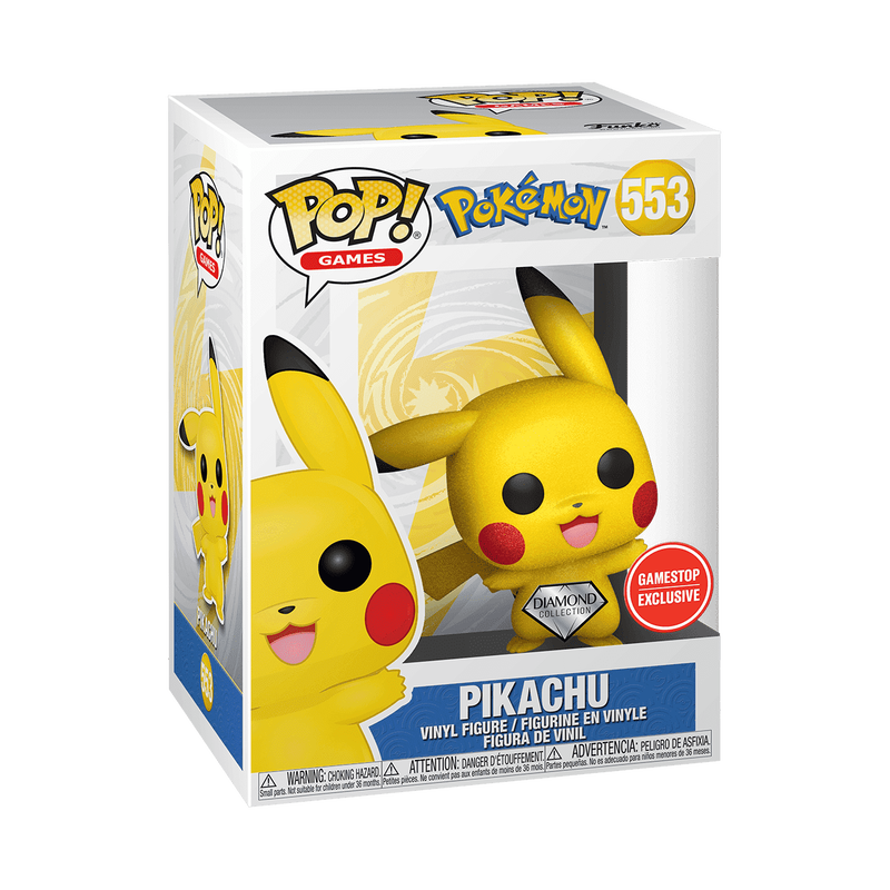Pop! Games: Pokemon - Pikachu #553 (Diamond) (GameStop Exclusive)