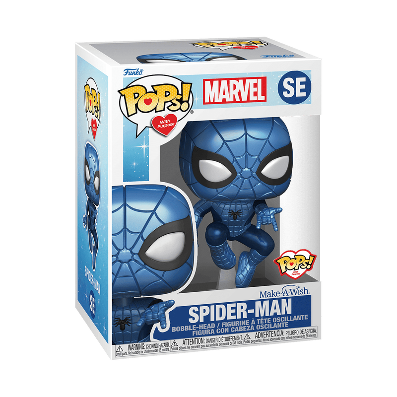 Pop!: Marvel - Spider-man (Make-A-Wish) #SE (Metallic)