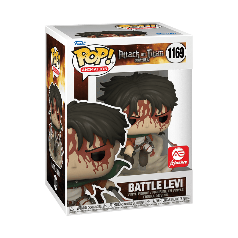 Pop! Animation: Attack on Titan - Battle Levi #1169 (Alliance Entertainment Exclusive)