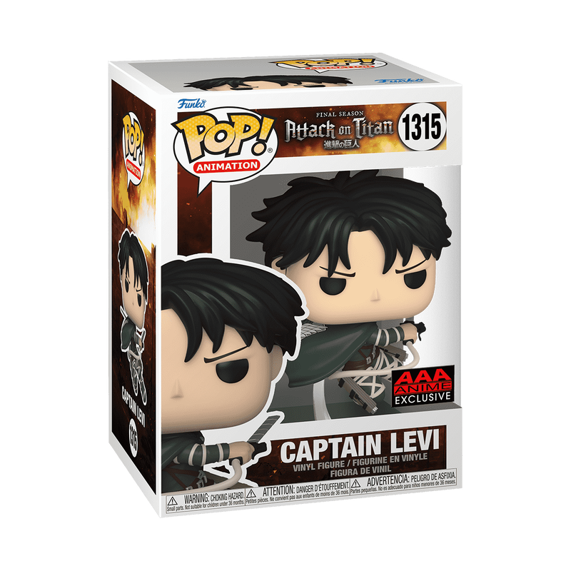 Pop! Animation: Attack on Titan - Captain Levi #1315 (AAA Anime)