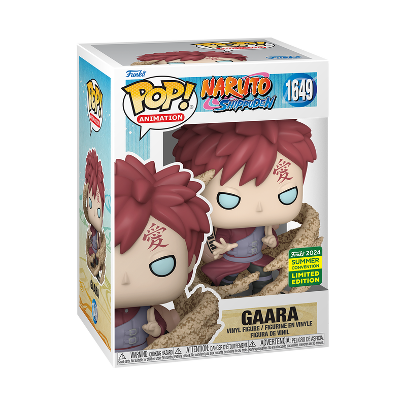 Pop! Animation: Naruto Shippuden - Gaara Using Sand Jutsu #1649 (2024 Summer Exclusive)