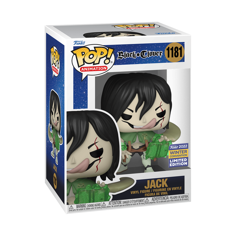 Pop! Animation: Black Clover - Jack #1181 (2022 Winter Exclusive)