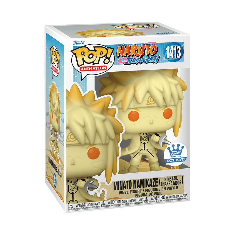 Pop! Animation: Naruto Shippuden - Minato Namikaze (Nine Tail Chakra Mode) #1413 (Funko.com Exclusive)