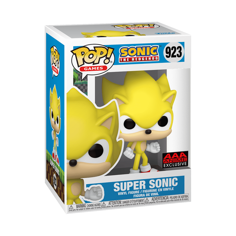 Pop! Games: Sonic The Hedgehog - Super Sonic #923 (AAA Anime Exclusive)