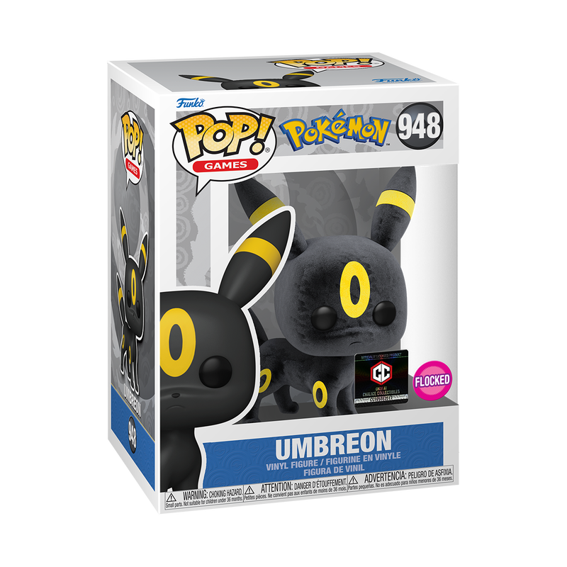 Pop! Games: Pokémon - Umbreon #948 (Flocked) (Chalice Collectibles Exclusive)