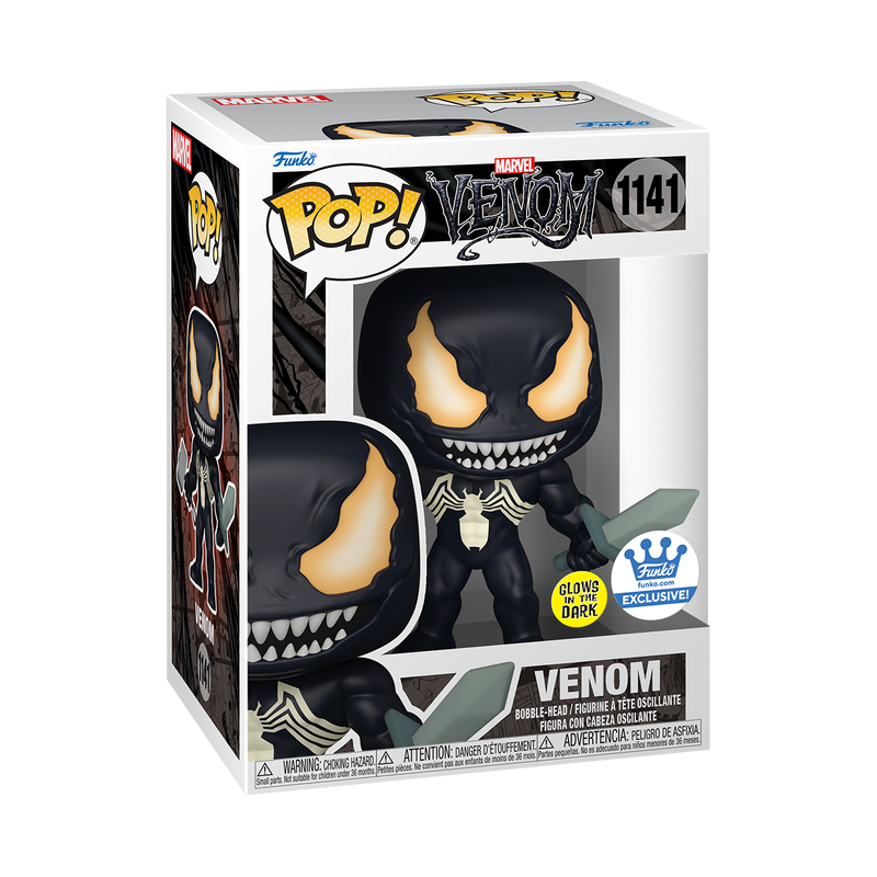 Pop!: Venom - Venom #1141 (Glow) (Funko.com Exclusive)