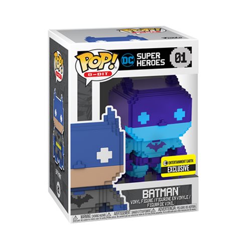 Pop! 8-Bit: DC Comics - Batman (Purple & Blue) #01 (Entertainment Earth)