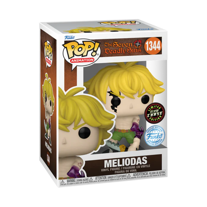 Pop! Animation: The Seven Deadly Sins - Meliodas #1344 (Glow) (Special Edition) (Chase)