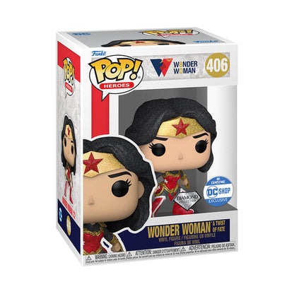 Pop! Heroes: Wonder Woman - Wonder Woman A Twist of Fate #406 (Diamond) (DC Shop Exclusive)