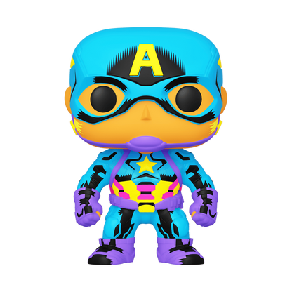 Pop!: Marvel - Captain America #648 (Black Light) (Target Exclusive)