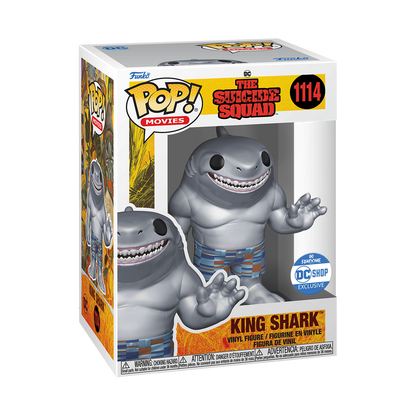 Pop! Movies: The Suicide Squad - King Shark (Metallic) (DC Shop Exclusive)