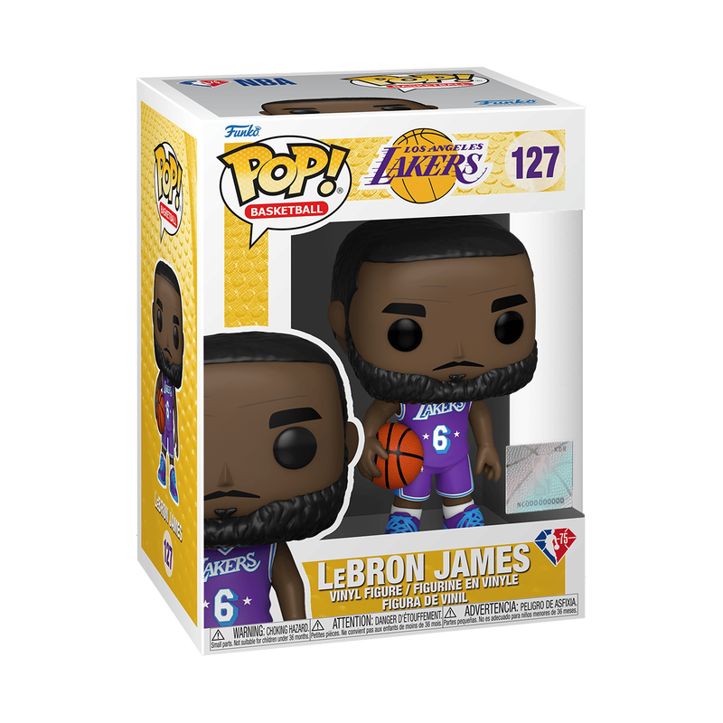 Pop! Basketball: Los Angeles Lakers - (21-22 NBA City Edition LeBron) James #127