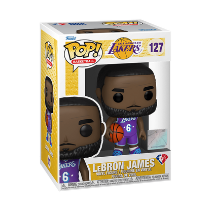 Pop! Basketball: Los Angeles Lakers - (21-22 NBA City Edition LeBron) James #127