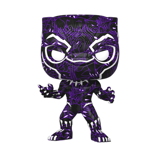 Pop! Artist Series: Marvel - Black Panther with Protector #70 (Wal-Mart Exclusive)