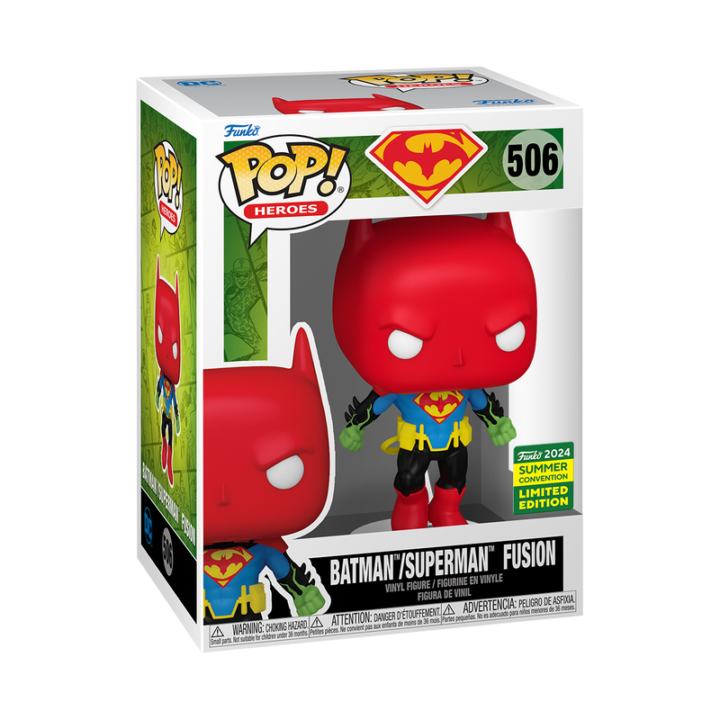 Pop! Heroes: DC Comics - Batman/Superman Fusion #506 (2024 Summer Exclusive)