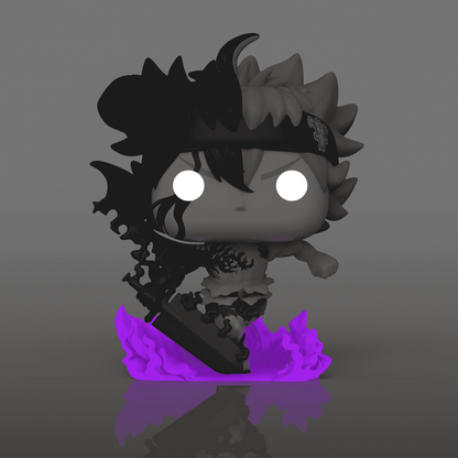 Pop! Animation: Black Clover - Black Asta #1556 (Glow) (Entertainment Earth Exclusive)