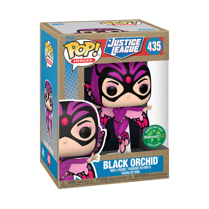 Pop! Heroes: Justice League - Black Orchid #435 (2022 Earth Day) (Wal-Mart Exclusive)