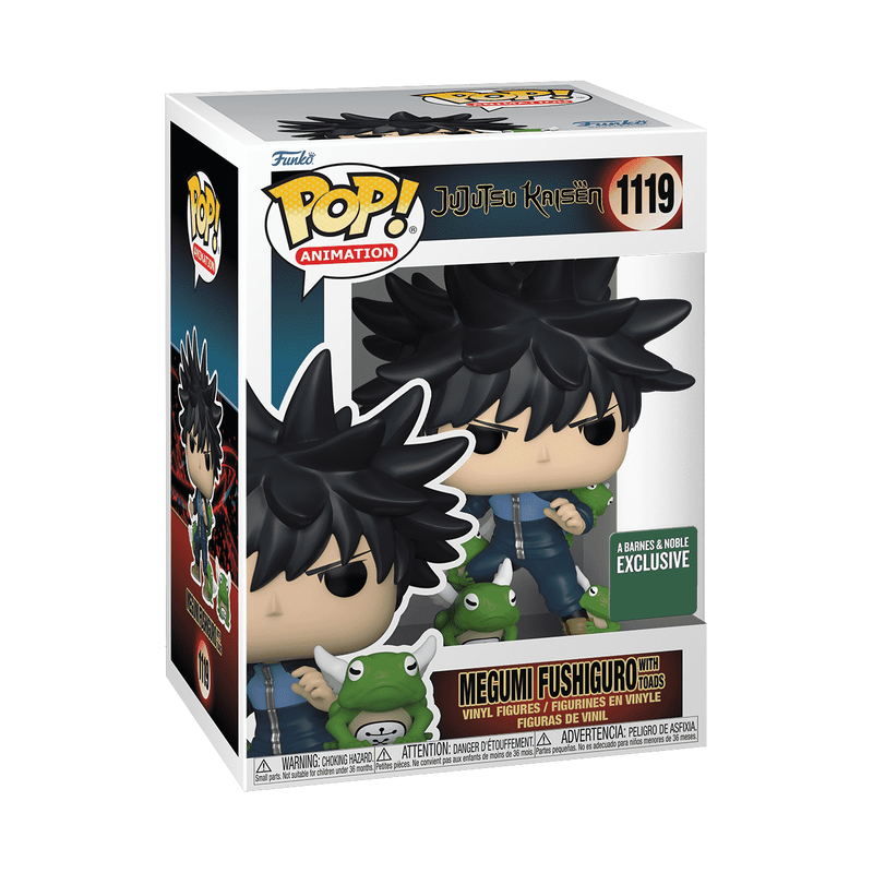 Pop! Animation: Jujutsu Kaisen - Megumi Fushiguro with Toads #1119 (Barnes & Noble Exclusive)