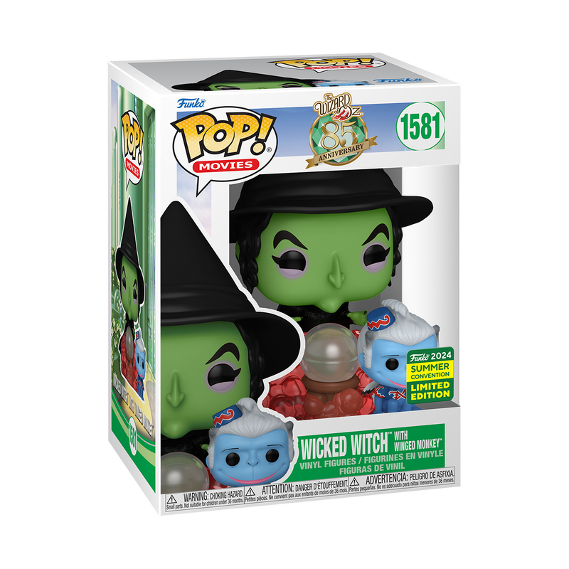 Pop! Movies: The Wizard of Oz - Wicked Witch with Winged Monkey #1581 (2024 Summer Exclusive)