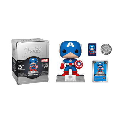 Pop! Classics: Marvel - Captain America Funko 25th Anniversary #06 (25000 Pcs Limited Edition)