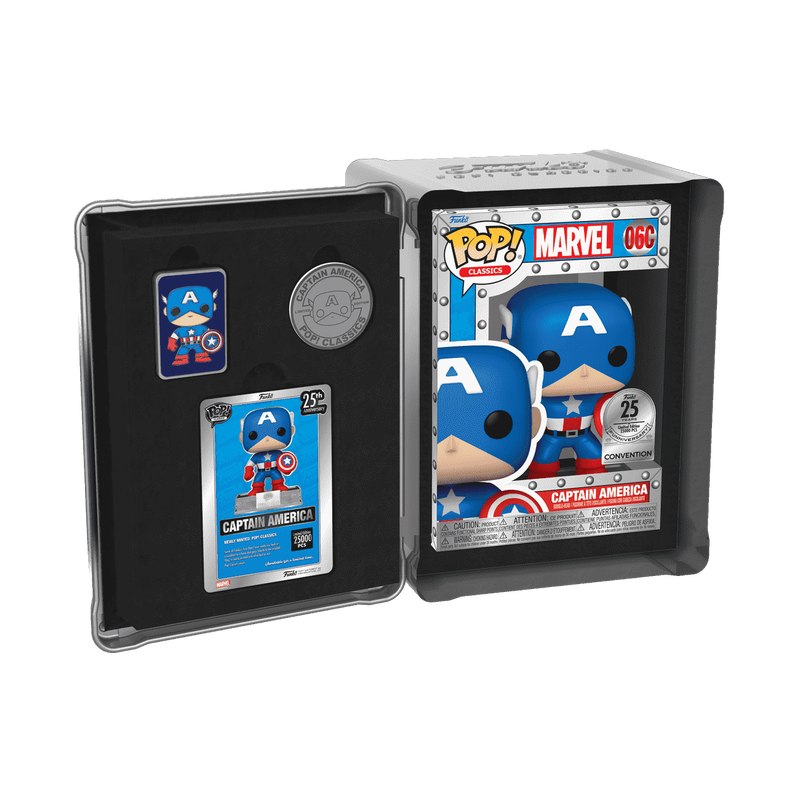 Pop! Classics: Marvel - Captain America Funko 25th Anniversary #06 (25000 Pcs Limited Edition)