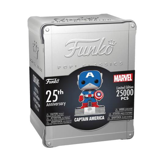 Pop! Classics: Marvel - Captain America Funko 25th Anniversary #06 (25000 Pcs Limited Edition)