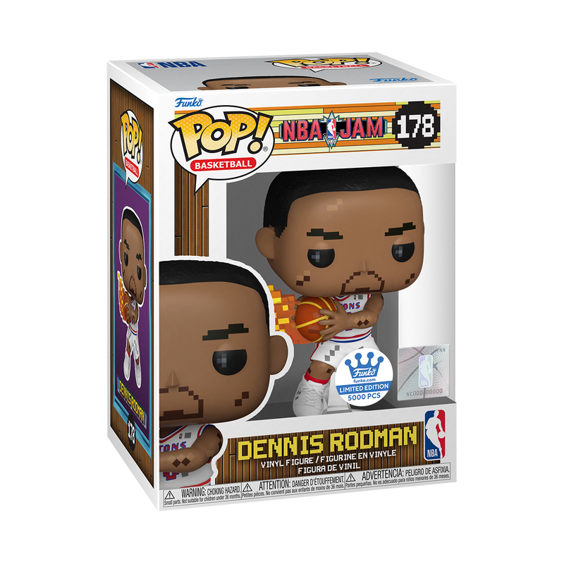 Pop! Basketball: NBA Jam - Dennis Rodman #178 (Funko.com Exclusive) (5000 Pcs Limited Edition)