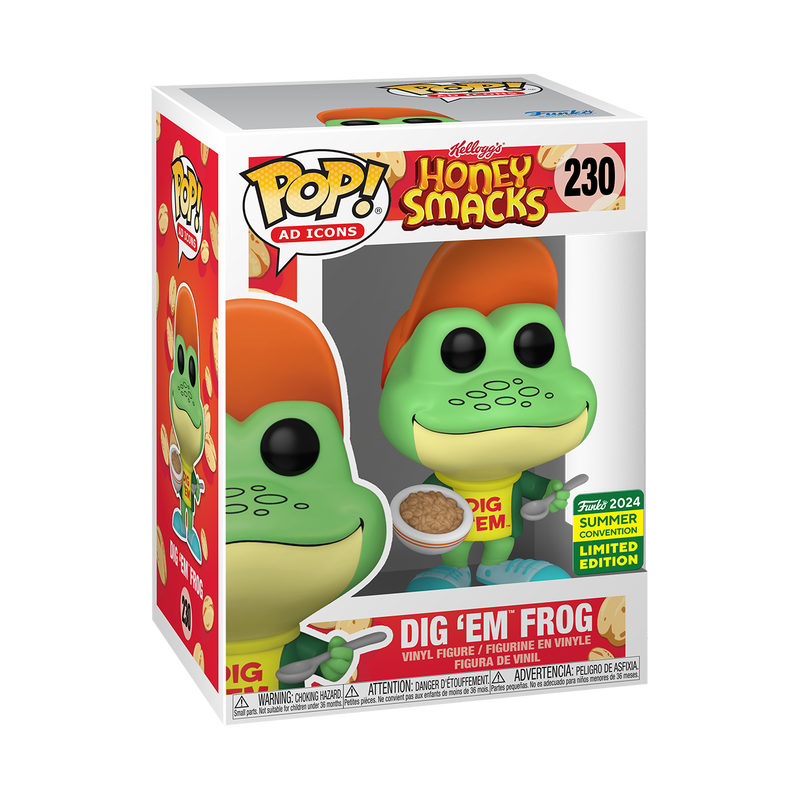 Pop! Ad Icons: Honey Smacks - Dig 'Em Frog #230 (2024 Summer Exclusive)