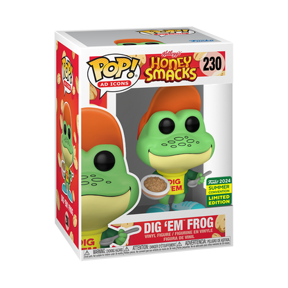 Pop! Ad Icons: Honey Smacks - Dig 'Em Frog #230 (2024 Summer Exclusive)