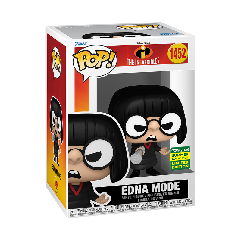 Pop!: The Incredibles - Edna Mode #1452 (2024 Summer Exclusive)