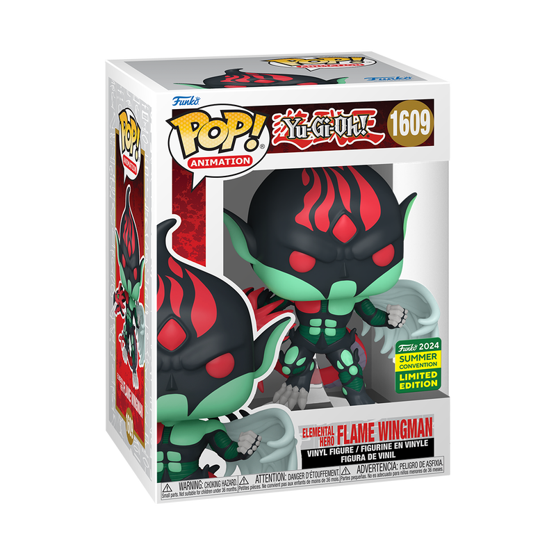 Pop! Animation: Yu-Gi-Oh! - Elemental Hero Flame Wingman #1609 (2024 Summer Exclusive)