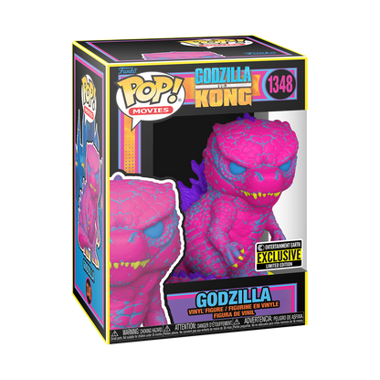 Pop! Movies: Godzilla vs. Kong - Godzilla #1348 (Entertainment Earth Exclusive) (Black Light) (Damaged)