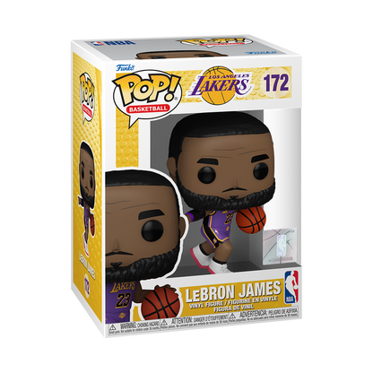 Pop! Basketball: Los Angeles Lakers - LeBron James Pointing (Purple Jersey) #172