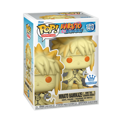 Pop! Animation: Naruto Shippuden - Minato Namikaze (Nine Tail Chakra Mode) #1413 (Funko.com Exclusive)