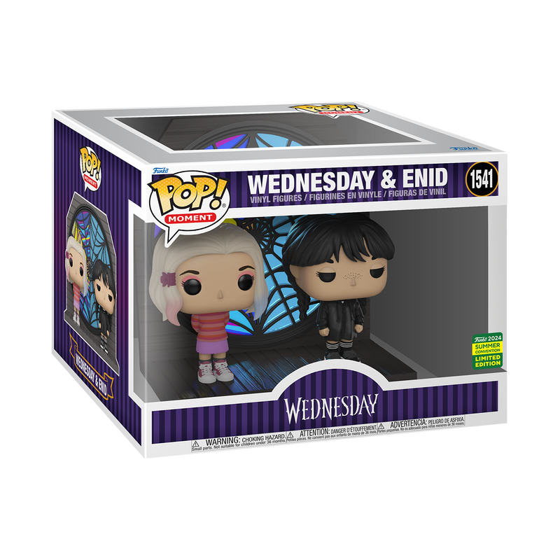 Pop! Moment: Wednesday - Wednesday & Enid #1541 (2024 Summer Exclusive) [Damaged]