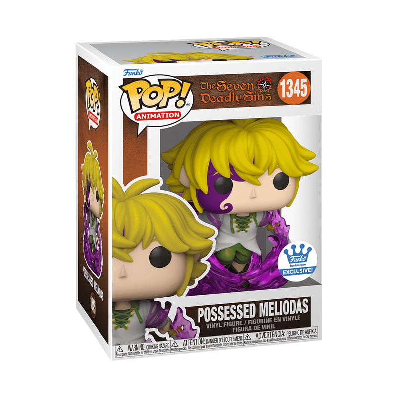 Pop! Animation: The Seven Deadly Sins - Possessed Meliodas #1345 (Funko.com Exclusive)