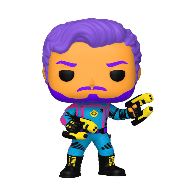 Pop! Heroes: Guardians of the Galaxy - Star-Lord #1240 (Black Light) (Special Edition)