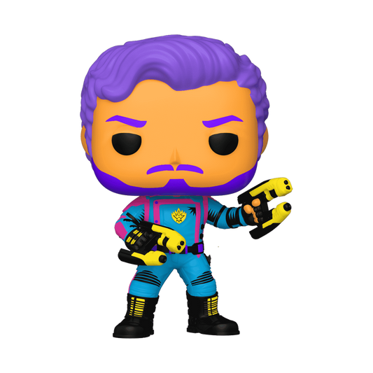 Pop! Heroes: Guardians of the Galaxy - Star-Lord #1240 (Black Light) (Special Edition)