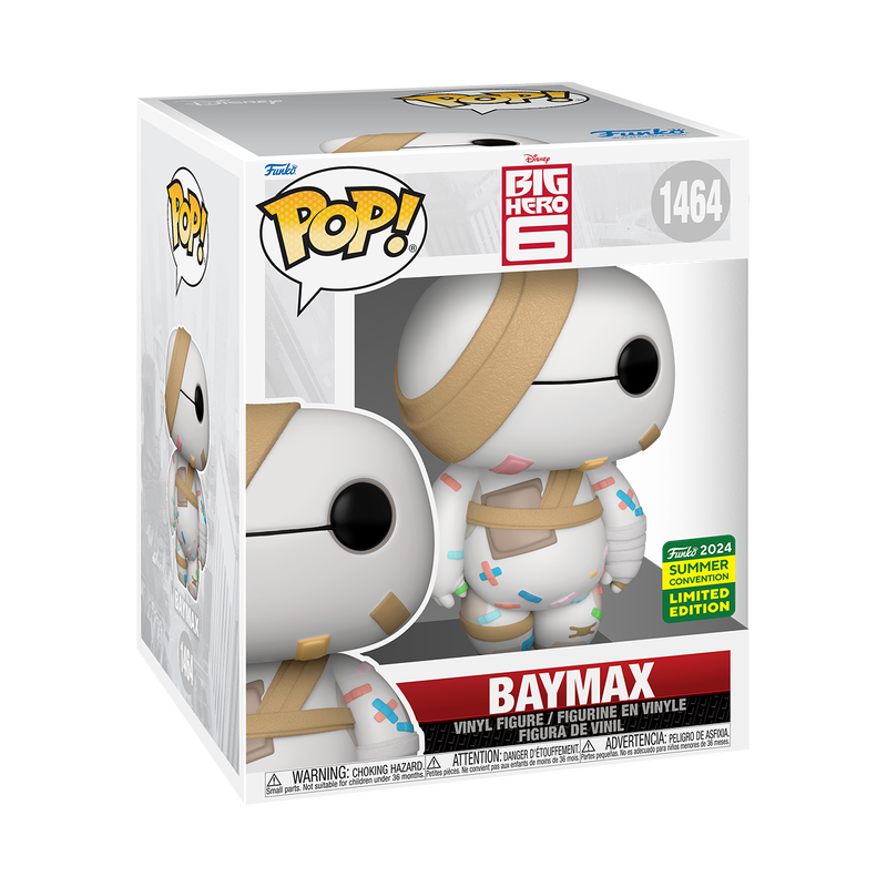 Pop! Animation: Big Hero 6 - Super Baymax with Bandages #1464 (2024 Summer Exclusive) [Damaged]