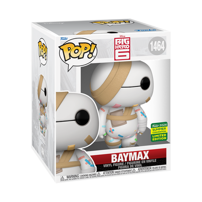 Pop! Animation: Big Hero 6 - Super Baymax with Bandages #1464 (2024 Summer Exclusive) [Damaged]